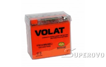 Купить аккумулятор VOLAT YTX14-BS(iGEL) (14 A/h), 180A в Березе Шинный двор